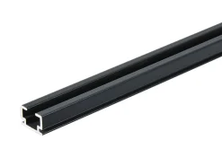 150 cm Vorhangschiene mit Gardinengleiter - Anthrazit