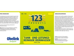 123 Products Frischwassertank- und Rohrreiniger - 0,5 Liter
