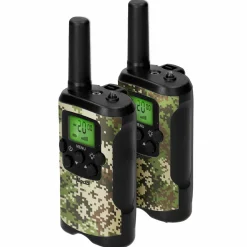 Alecto FR115CAMO Set mit 2 Walkie Talkies