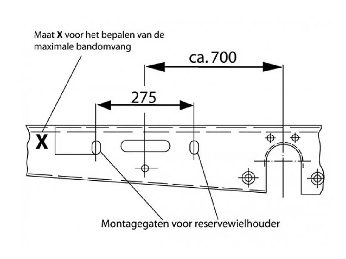AL-KO Type C Ersatzradhalter
