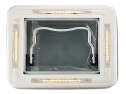 AOYI Skylight LED 40 x 40 cm Dachluke - Smoke/White