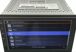 BergGPS 2-DIN Einbau-Radio Camper Navigation mit Carplay