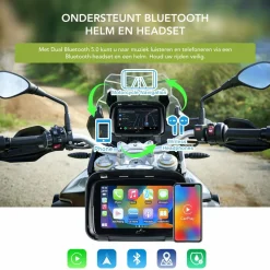 BergGPS 5-Zoll Motornavigatie met Apple Carplay & Android