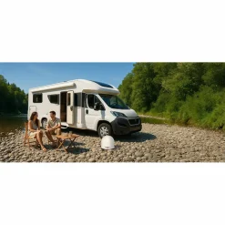 Camping First Satmex Dome vollautomatische Sat Antenne - Grey