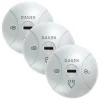 Daken Saturn GO 3-pack gleichschließend Türschlösser - Grey