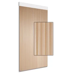 Degor Luxe Lamellen 195 x 60 cm Fliegengitter – Transparent White