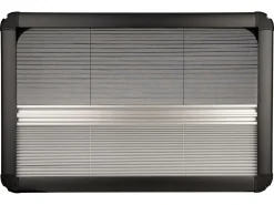 DWS Camping 700 x 350 mm Klappfenster mit Kombirollo - Black