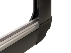 DWS Camping 500 x 300 mm Klappfenster mit Kombirollo - Black