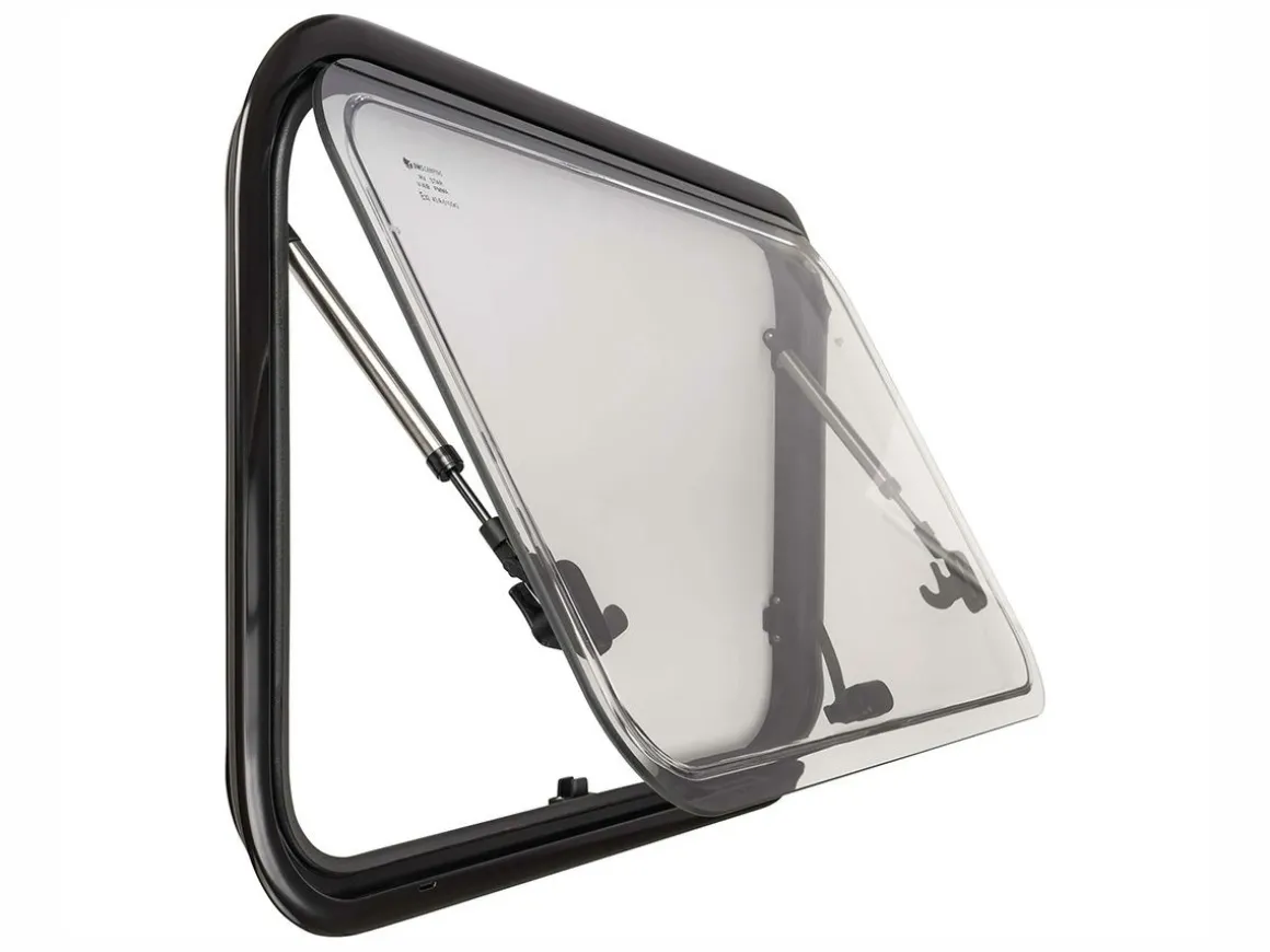 DWS Camping 500x300mm Klappfenster mit Kombirollo - Transparent