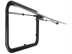 DWS Camping 500x300mm Klappfenster mit Kombirollo - Transparent