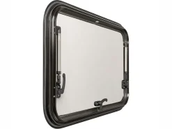 DWS Camping 500x300mm Klappfenster mit Kombirollo - Transparent