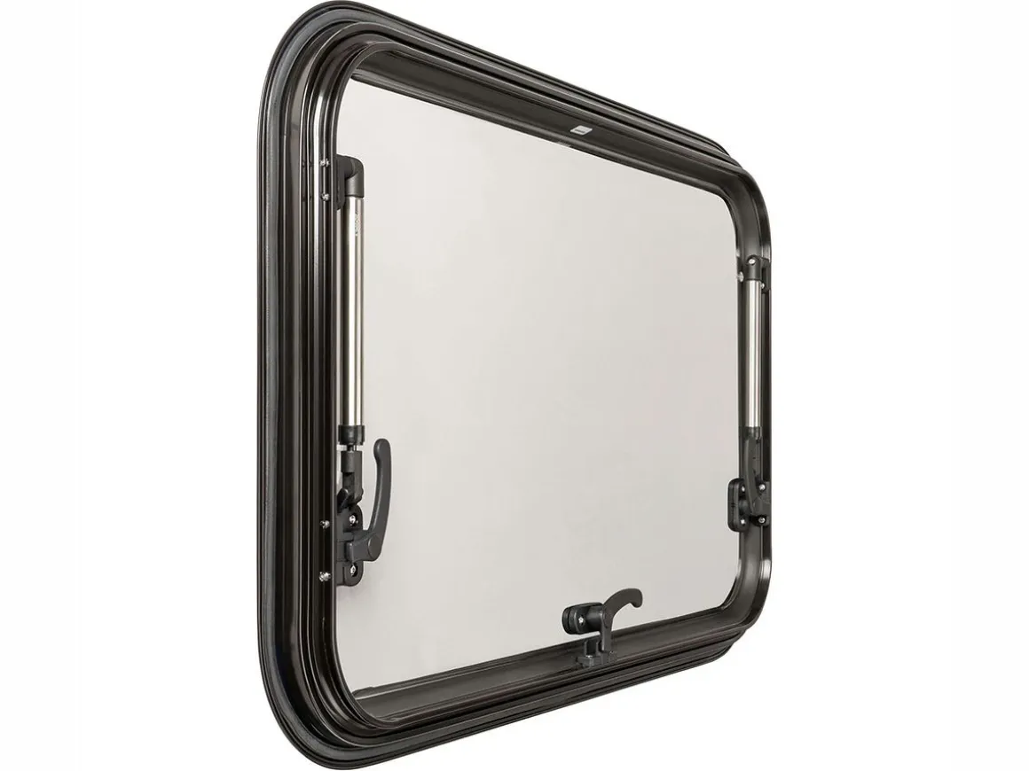 DWS Camping 500x300mm Klappfenster mit Kombirollo - Transparent