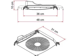 Fiamma Turbo Kit Dachluke Ventilator