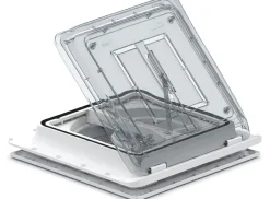 Fiamma Turbo Vent 40 x 40 Dachluke mit Ventilator - Transparent