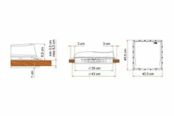 Fiamma Turbo Vent 40 x 40 Dachluke mit Ventilator - Transparent