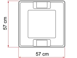 Fiamma Vent 50 Dachhaube - White