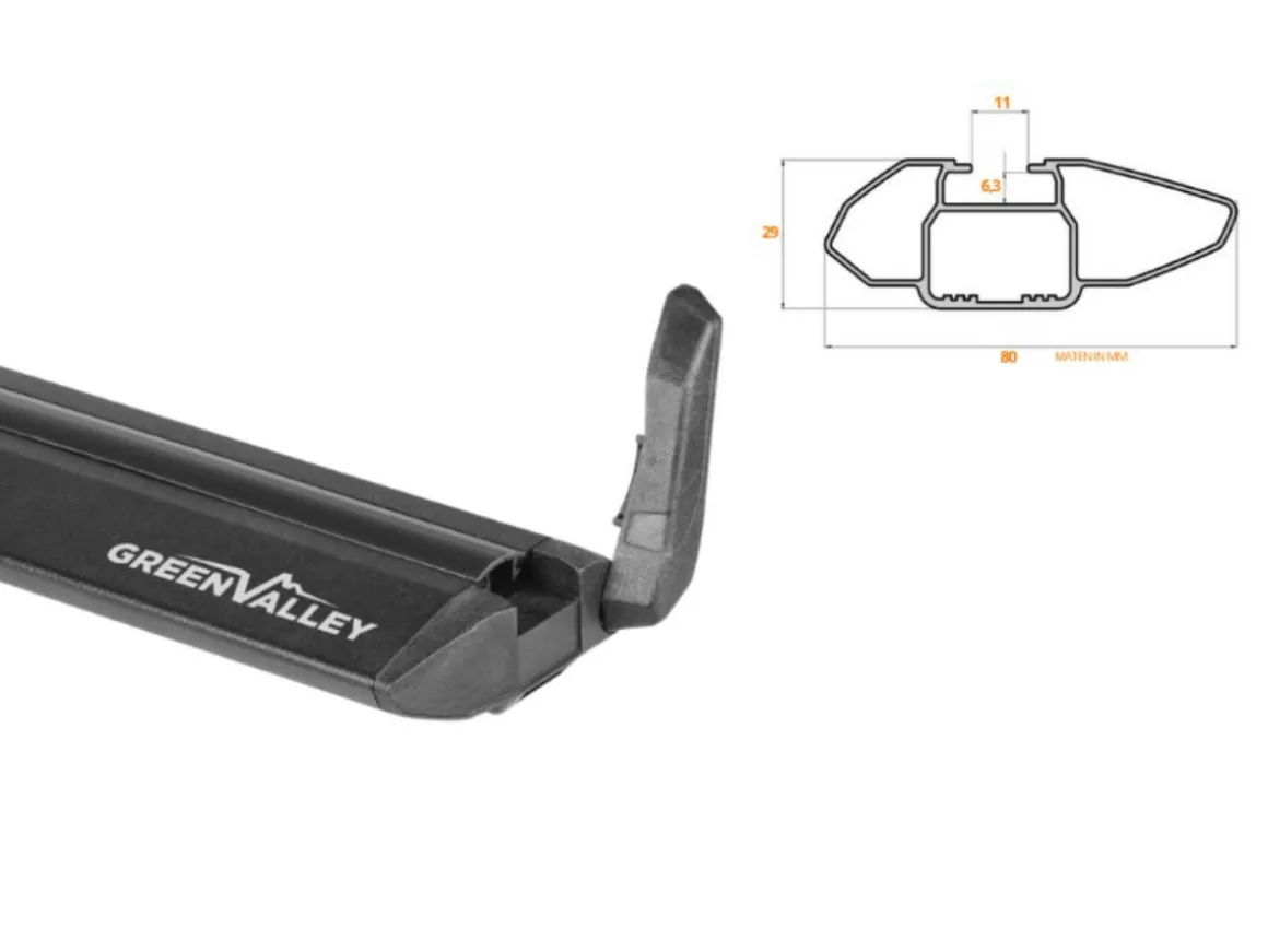 GreenValley Classic Dachträgers Fiat Panda II 2003-2012 Fixpunkt