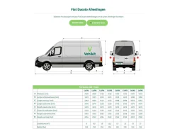 Hindermann Ducato ab 2007 H1 Insektenschutzvorhang Hecktür
