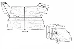 Hindermann Volkswagen T5/T6 Frontschutzplane Wohnmobil