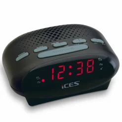 Ices ICR-210 FM Uhrenradio - Black