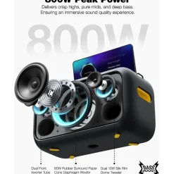 Ikarao Break X1 Party Lautsprecher Karaoke-Set