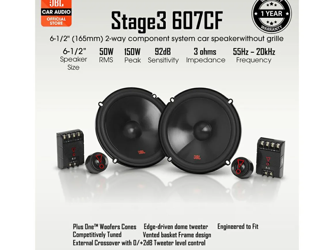 JBL Stage3 607CF Lautsprecher - 16,5 cm