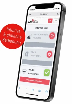 Kathrein CAR 5G LTE/WLAN WiFi Router-Set - Black