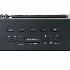 Lenco CR-640BK Stereo FM Radiowecker