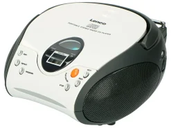 Lenco SCD-24 Tragbares FM-Radio - White
