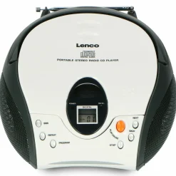 Lenco SCD-24 Tragbares FM-Radio - White
