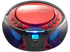 Lenco SCD-550 Tragbares FM-Radio - Red
