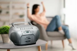Lenco SCD-420 Tragbares FM-Radio - Grey
