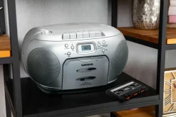 Lenco SCD-420 Tragbares FM-Radio - Grey