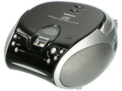 Lenco SCD-24 Tragbares FM-Radio - Black