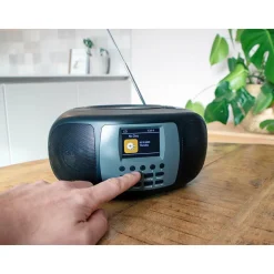 Lenco SCD-860BK Tragbares DAB+/FM Radio