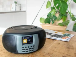 Lenco SCD-860BK Tragbares DAB+/FM Radio