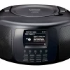 Lenco SCD-6000BK Tragbares Internetradio mit Bluetooth