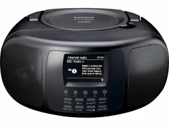 Lenco SCD-6000BK Tragbares Internetradio mit Bluetooth