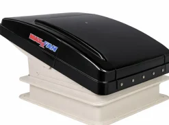 Maxxfan Deluxe Compact 28 x 28 Dachluke mit Ventilator - Smoke