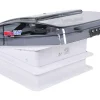 Maxxfan Deluxe Compact 28 x 28 Dachluke mit Ventilator - Transparent