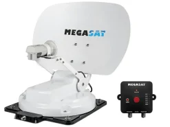 Megasat Caravanman Kompakt 4 vollautomatische Sat Antenne - White