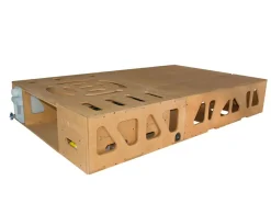Moonbox 124cm Natur Van Campingbox mit Tisch