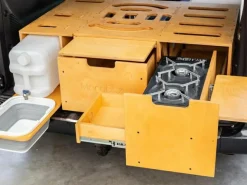 Moonbox Van/Bus 115cm Modify Natur Campingbox mit Tisch