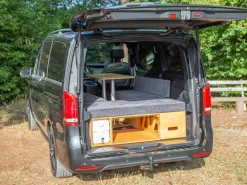 Moonbox Van/Bus 115cm Natur Campingbox mit Tisch