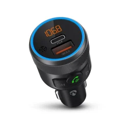 Nedis CATR3024BK Kfz Audio FM Transmitter - Schwarz