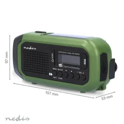Nedis RDDBCR2000GN Notfallradio