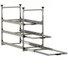 Nova Racks Serie M 3 Ebenen Seitenauszug - 40x90x122 cm