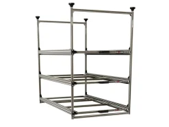 Nova Racks Serie M 3 Ebenen Seitenauszug - 60x120x112 cm