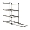 Nova Racks Serie M 3 Ebenen Seitenauszug 40x120x112 cm