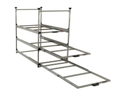 Nova Racks Serie M 3 Ebenen Seitenauszug - 60x120x132 cm